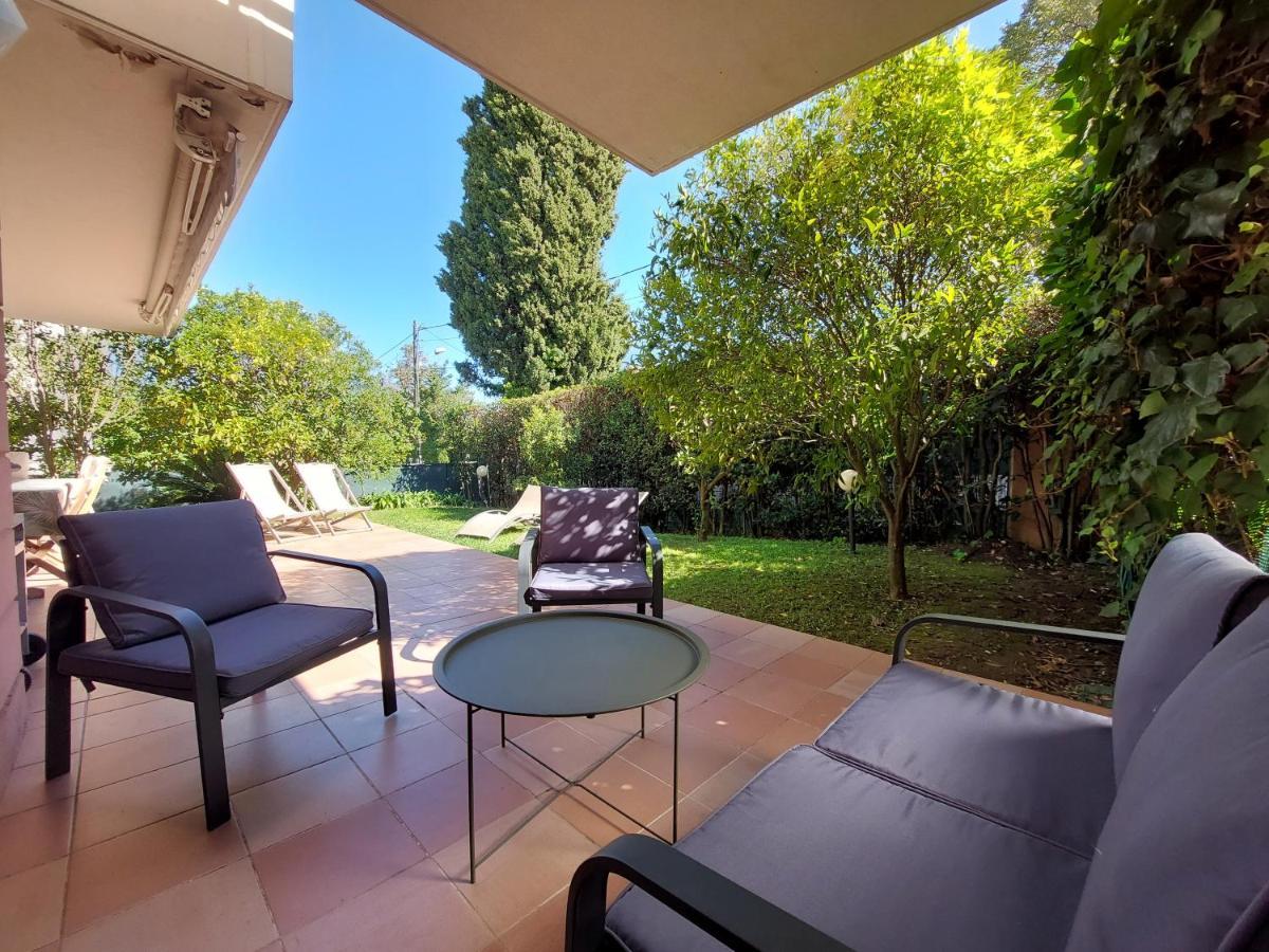 Plage La Salis 3 Chambres, Jardin - 3 Bedrooms 앙티브 외부 사진